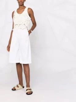 ( Neue Saison ) Maje Ecru Top Aus Floralem Häkelstrick Damen 9 ( Neue Saison ) Maje Ecru Top Aus Floralem Häkelstrick Damen -Outlet MAJE Store 18032808 38222409 600