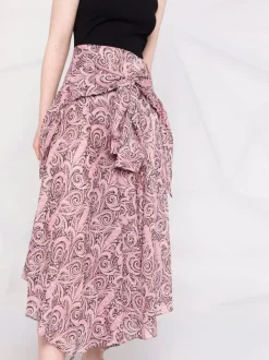 ( Neue Saison ) Maje PINK PAISLEY Kleid Mit Paisley-Print Damen -Outlet MAJE Store 18032810 38201151 600