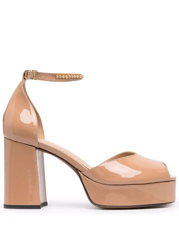 ( Neue Saison ) Maje 0140 NUDE Peeptoe-Sandalen Damen 3 ( Neue Saison ) Maje 0140 NUDE Peeptoe-Sandalen Damen