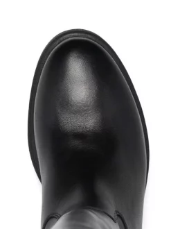( Permanente Kollektion ) Maje Black Flache Lederstiefel Damen 9 ( Permanente Kollektion ) Maje Black Flache Lederstiefel Damen -Outlet MAJE Store 18032819 38737092 600