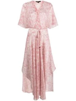 ( Neue Saison ) Maje Midikleid Mit Paisley-Print Damen