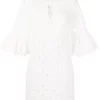 ( Neue Saison ) Maje White Gehäkeltes Kleid Damen 2 ( Neue Saison ) Maje White Gehäkeltes Kleid Damen -Outlet MAJE Store 18032825 38212169 600
