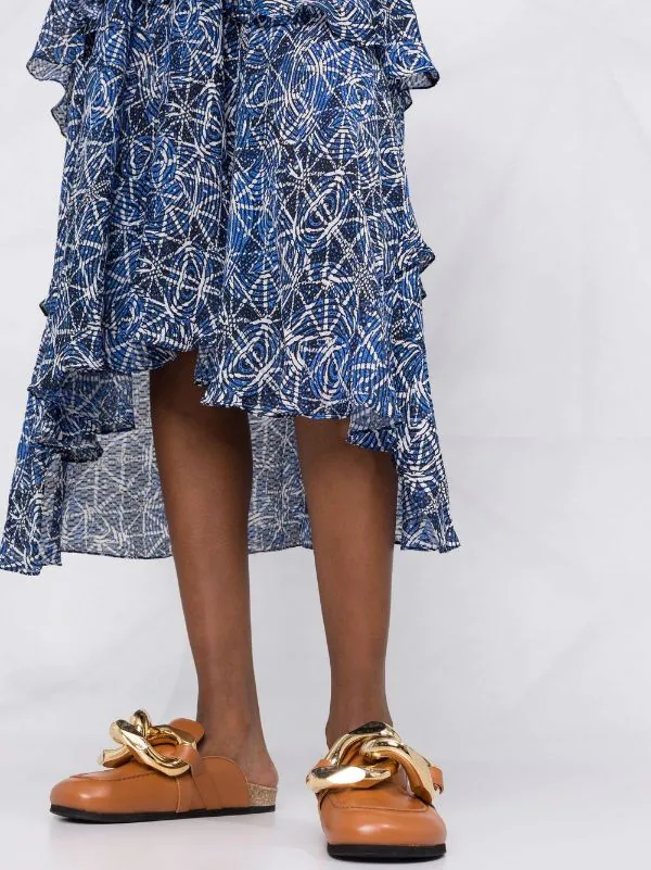 ( Neue Saison ) Maje Kleid Mit Geometrischem Muster INDIGO 5 ( Neue Saison ) Maje Kleid Mit Geometrischem Muster INDIGO – Bild 3