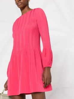 ( Neue Saison ) Maje Minikleid Mit Falten Pink -Outlet MAJE Store 18032842 38205446 600