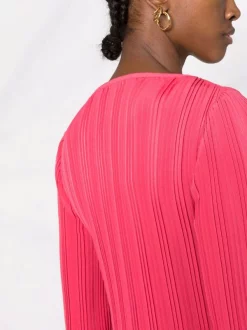 ( Neue Saison ) Maje Minikleid Mit Falten Pink -Outlet MAJE Store 18032842 38208072 600