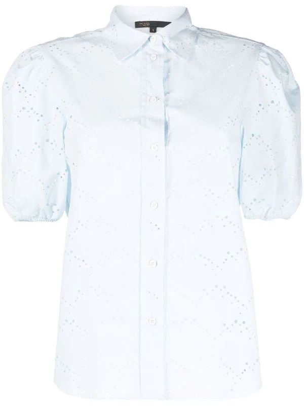 ( Neue Saison ) Maje 0524 BLEU CIEL Klassisches Hemd Damen 3 ( Neue Saison ) Maje 0524 BLEU CIEL Klassisches Hemd Damen