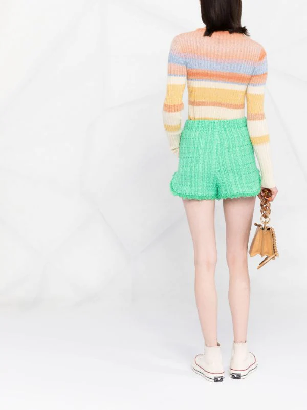 ( Neue Saison ) Maje Tweed-Shorts Mit Hohem Bund Damen 6 ( Neue Saison ) Maje Tweed-Shorts Mit Hohem Bund Damen – Bild 4