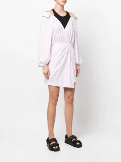 ( Neue Saison ) Maje Hemdkleid Mit Streifen Damen -Outlet MAJE Store 18034072 39669443 600