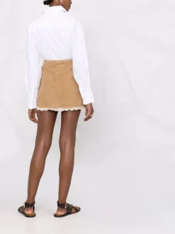 ( Neue Saison ) Maje Bestickter Minirock CAMEL 13 ( Neue Saison ) Maje Bestickter Minirock CAMEL -Outlet MAJE Store 18034073 38352785 600