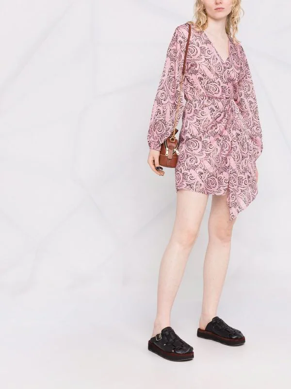 ( Neue Saison ) Maje Kleid Mit Paisley-Print Damen 4 ( Neue Saison ) Maje Kleid Mit Paisley-Print Damen – Bild 2