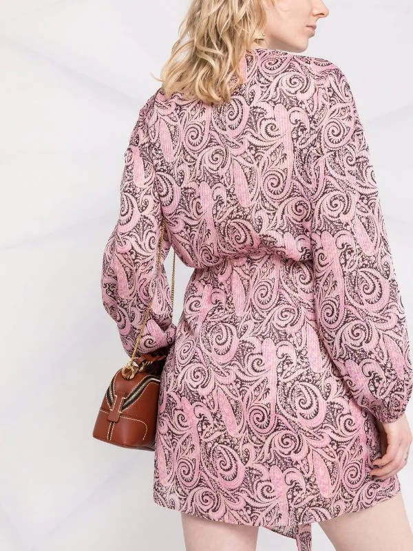 ( Neue Saison ) Maje Kleid Mit Paisley-Print Damen 5 ( Neue Saison ) Maje Kleid Mit Paisley-Print Damen – Bild 3