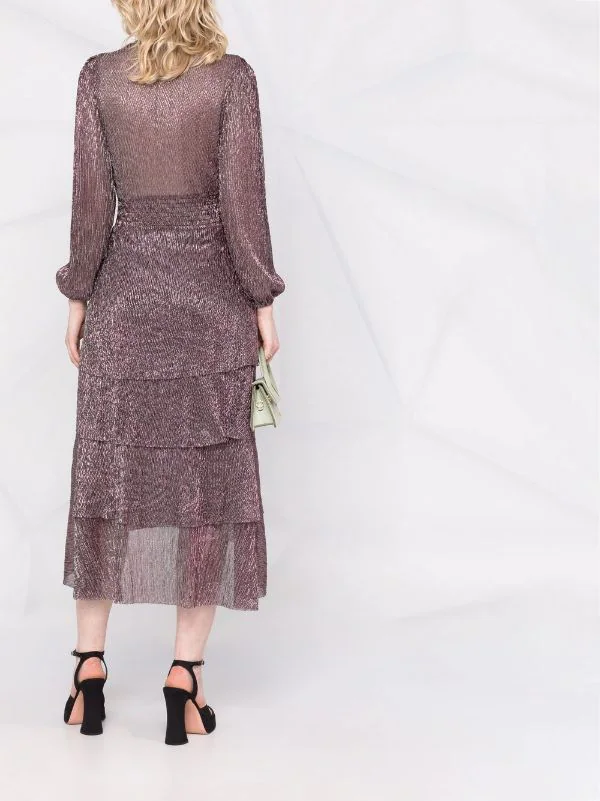 ( Neue Saison ) Maje Kleid Mit Falten Damen 6 ( Neue Saison ) Maje Kleid Mit Falten Damen – Bild 4