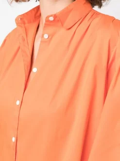 ( Neue Saison ) Maje 0152 Orange Klassisches Hemd Damen 11 ( Neue Saison ) Maje 0152 Orange Klassisches Hemd Damen -Outlet MAJE Store 18034092 38975421 600