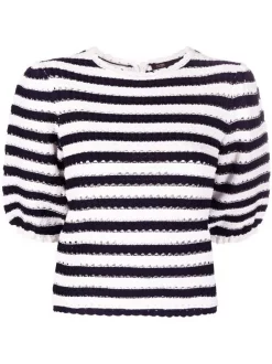 ( Neue Saison ) Maje Marigna Top NAVY / ECRU