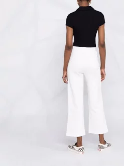 Maje White X Sailor Moon Hose Mit Logo-Print Damen -Outlet MAJE Store 18034100 38225111 600