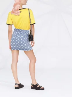 Maje Blue X Sailor Moon Jeansrock Mit Print Damen -Outlet MAJE Store 18034104 38261997 600