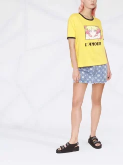 Maje Blue X Sailor Moon Jeansrock Mit Print Damen -Outlet MAJE Store 18034104 38261998 600