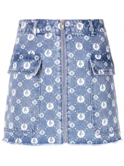 Maje Blue X Sailor Moon Jeansrock Mit Print Damen