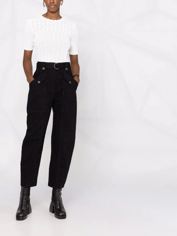 ( Neue Saison ) Maje 10 WHITE Gehäkeltes Oberteil Damen 4 ( Neue Saison ) Maje 10 WHITE Gehäkeltes Oberteil Damen – Bild 2