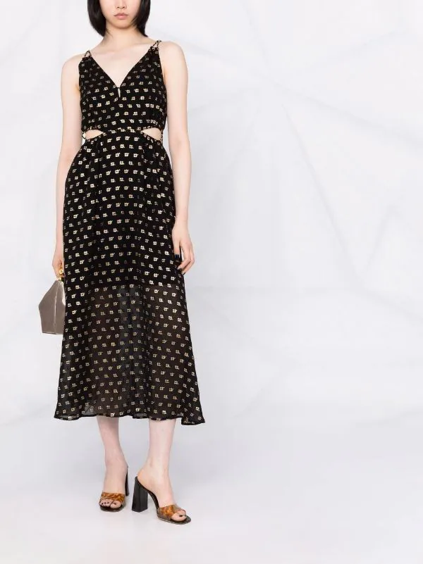 ( Neue Saison ) Maje Kleid Mit Print Damen 4 ( Neue Saison ) Maje Kleid Mit Print Damen – Bild 2