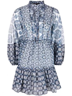 ( Neue Saison ) Maje Kleid Mit Print Damen