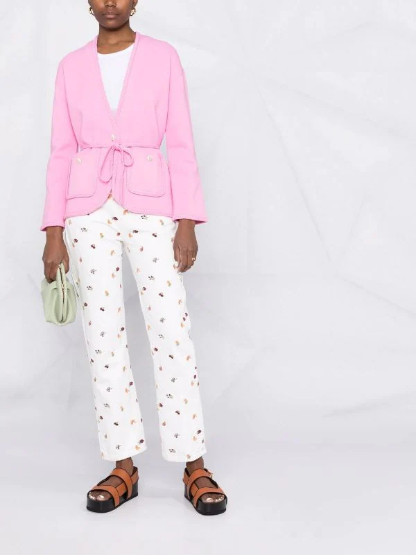 ( Neue Saison ) Maje 0183 PINK Madene Cardigan Damen 4 ( Neue Saison ) Maje 0183 PINK Madene Cardigan Damen – Bild 2