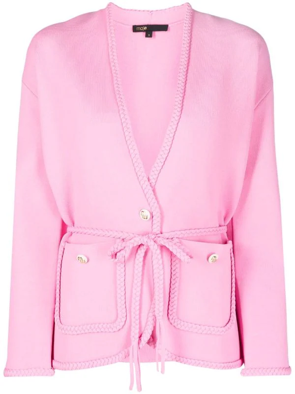 ( Neue Saison ) Maje 0183 PINK Madene Cardigan Damen 3 ( Neue Saison ) Maje 0183 PINK Madene Cardigan Damen