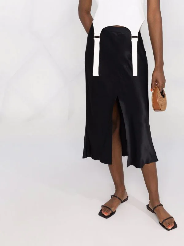 ( Permanente Kollektion ) Maje Rock Mit Schlitz Black 7 ( Permanente Kollektion ) Maje Rock Mit Schlitz Black – Bild 5