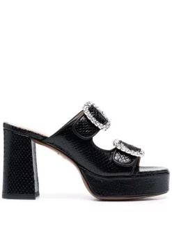 ( Neue Saison ) Maje Fardi Plateau-Sandalen Damen