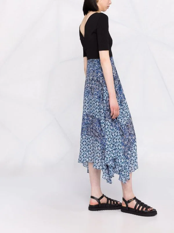 ( Neue Saison ) Maje INDIGO Kleid Mit Print Damen 8 ( Neue Saison ) Maje INDIGO Kleid Mit Print Damen – Bild 6