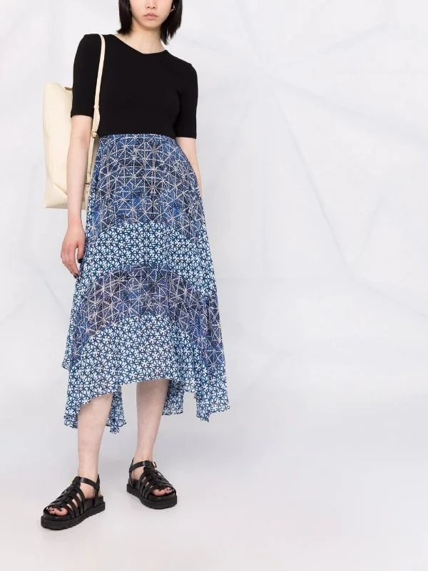 ( Neue Saison ) Maje INDIGO Kleid Mit Print Damen 4 ( Neue Saison ) Maje INDIGO Kleid Mit Print Damen – Bild 2