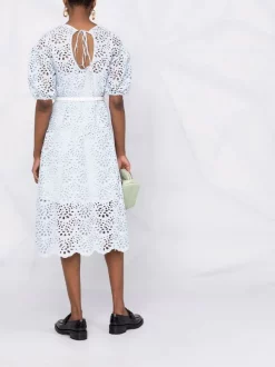 ( Neue Saison ) Maje Midikleid Mit Gürtel BLUE SKY 11 ( Neue Saison ) Maje Midikleid Mit Gürtel BLUE SKY -Outlet MAJE Store 18034121 38222230 600