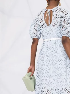 ( Neue Saison ) Maje Midikleid Mit Gürtel BLUE SKY 12 ( Neue Saison ) Maje Midikleid Mit Gürtel BLUE SKY -Outlet MAJE Store 18034121 38223437 600