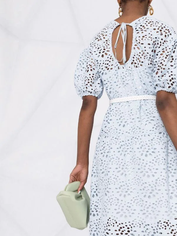 ( Neue Saison ) Maje Midikleid Mit Gürtel BLUE SKY 7 ( Neue Saison ) Maje Midikleid Mit Gürtel BLUE SKY – Bild 5