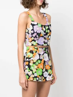 ( Neue Saison ) Maje Cropped-Top Mit Blumen-Print Black Flower Power 9 ( Neue Saison ) Maje Cropped-Top Mit Blumen-Print Black Flower Power -Outlet MAJE Store 18034129 38977027 600