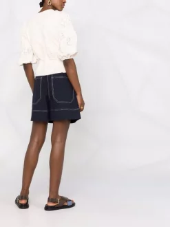 ( Neue Saison ) Maje Ecru Oberteil Mit Pailletten Damen 11 ( Neue Saison ) Maje Ecru Oberteil Mit Pailletten Damen -Outlet MAJE Store 18034132 38209777 600