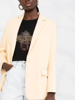 ( Neue Saison ) Maje PALE YELLOW Einreihiger Blazer Damen 10 ( Neue Saison ) Maje PALE YELLOW Einreihiger Blazer Damen -Outlet MAJE Store 18034138 184d0f58 8b25 4760 a324 18c1b269f56a 600
