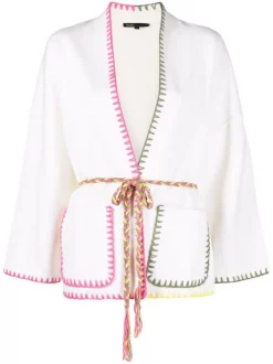 ( Neue Saison ) Maje Cardigan Mit Bindegürtel Damen