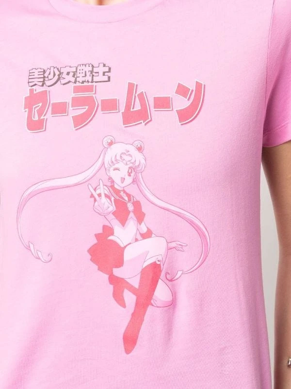 Maje X Sailor Moon T-Shirt Mit Grafischem Print Damen 7 Maje X Sailor Moon T-Shirt Mit Grafischem Print Damen – Bild 5