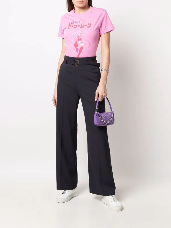 Maje X Sailor Moon T-Shirt Mit Grafischem Print Damen 4 Maje X Sailor Moon T-Shirt Mit Grafischem Print Damen – Bild 2