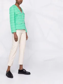 ( Neue Saison ) Maje Green Tweed-Jacke Damen 13 ( Neue Saison ) Maje Green Tweed-Jacke Damen -Outlet MAJE Store 18034143 38210728 600