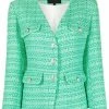 ( Neue Saison ) Maje Green Tweed-Jacke Damen 1 ( Neue Saison ) Maje Green Tweed-Jacke Damen -Outlet MAJE Store 18034143 38210730 600