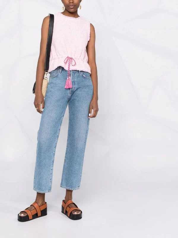 ( Neue Saison ) Maje Pink Lirosa Top Damen 4 ( Neue Saison ) Maje Pink Lirosa Top Damen – Bild 2