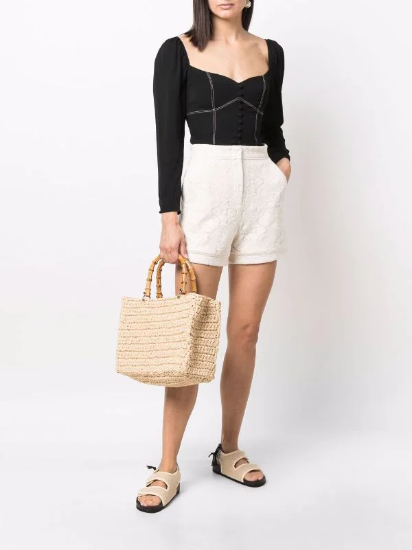 ( Neue Saison ) Maje Shorts Mit Spitze Damen 4 ( Neue Saison ) Maje Shorts Mit Spitze Damen – Bild 2