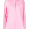 ( Neue Saison ) Maje Hemd Mit Klassischem Kragen Pink