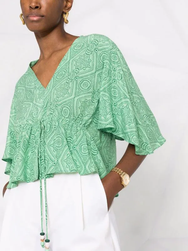 ( Neue Saison ) Maje Top Mit Print Damen 7 ( Neue Saison ) Maje Top Mit Print Damen – Bild 5