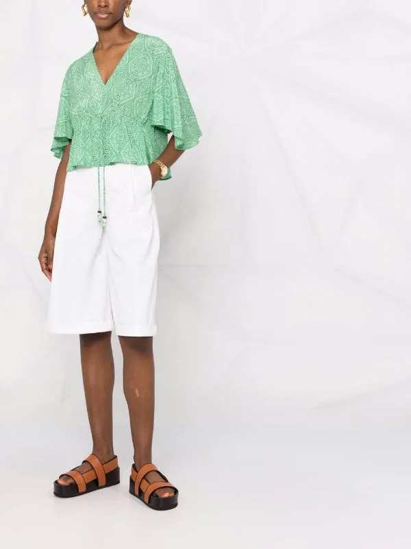 ( Neue Saison ) Maje Top Mit Print Damen 4 ( Neue Saison ) Maje Top Mit Print Damen – Bild 2