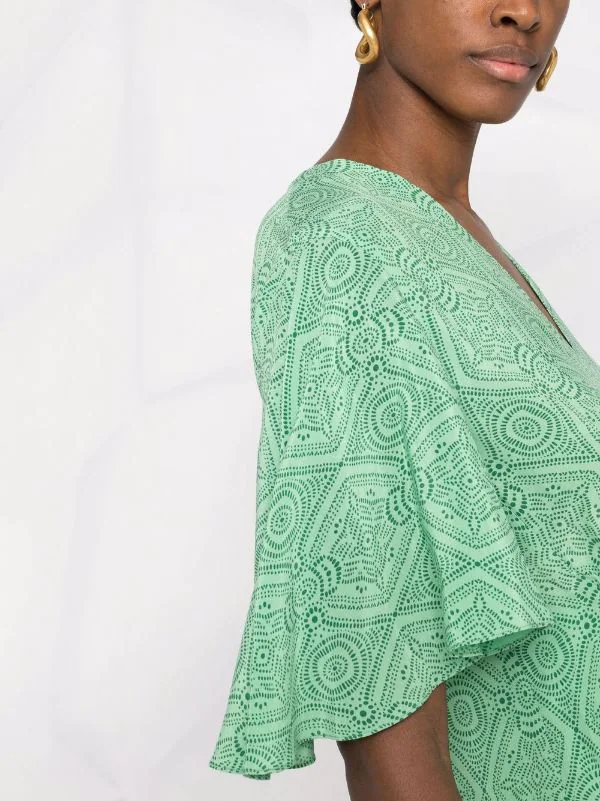 ( Neue Saison ) Maje Top Mit Print Damen 5 ( Neue Saison ) Maje Top Mit Print Damen – Bild 3