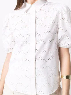 ( Neue Saison ) Maje 10 BLANC Klassisches Hemd Damen -Outlet MAJE Store 18034172 38762546 600