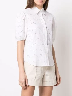 ( Neue Saison ) Maje 10 BLANC Klassisches Hemd Damen -Outlet MAJE Store 18034172 38764016 600